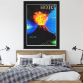 Mexico ~ Volcan Paricutin Canvas Afdruk (Insitu (Slaapkamer))