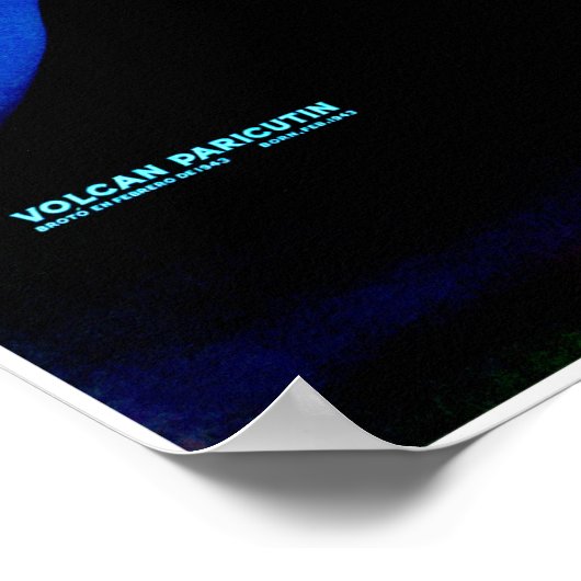 Mexico ~ Volcano Paricutin Poster (Hoek)