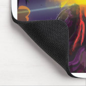 Mexico Volcano Travel Poster Muismat (Hoek)