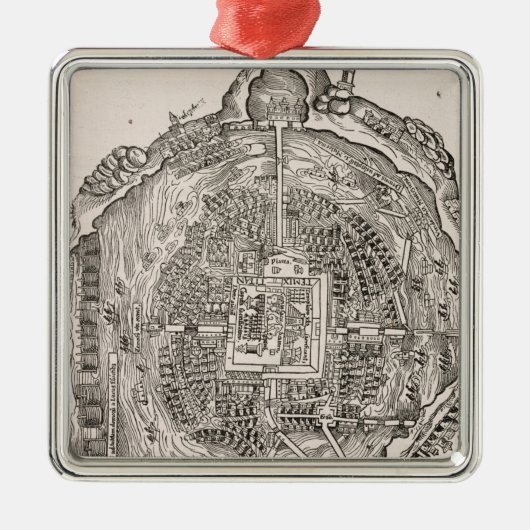 Mexico voor de overwinning metalen ornament (Voorkant)