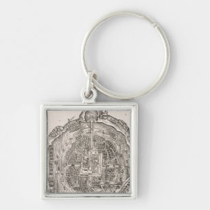 Mexico voor de overwinning sleutelhanger