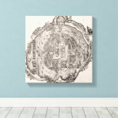 Mexico voor de verovering canvas afdruk (Insitu (Houten vloer))