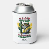 Mexico vrijgezelle vrouw blikjeskoeler (Blikje Achterkant)