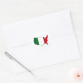 Mexico VS Ronde Sticker (Envelop)