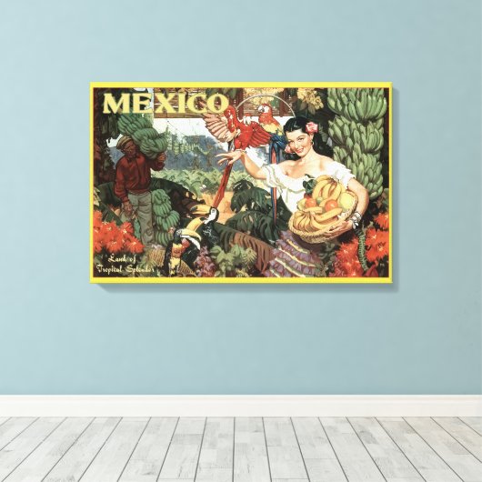 Mexico Wall Art Canvas Afdruk (Insitu (Houten vloer))