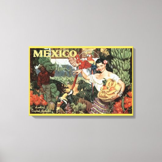 Mexico Wall Art Canvas Afdruk (Voorkant)