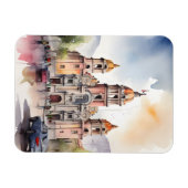 Mexico waterverf kunst magneet (Horizontaal)