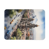 Mexico waterverf kunst magneet (Horizontaal)