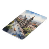 Mexico waterverf kunst magneet (Linkerzijde)