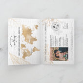 Mexico Wedding Destination Passport World Heart in (Binnen)