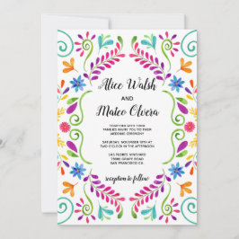 Mexico Wedding Uitnodiging