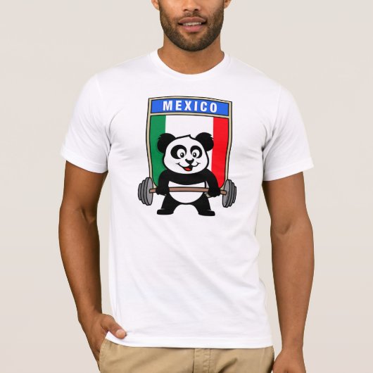 Mexico Weightlift Panda T-shirt (Voorkant)