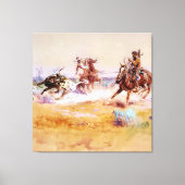 Mexico - Westerse Kunst door Charles M Russell Canvas Afdruk (Voorkant)