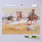 Mexico - Westerse kunst van Charles M Russell Tissuepapier (Craft)