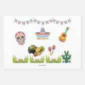 Mexico - WK voetbal FIFA Inpakpapier Vel (Voorkant 3)