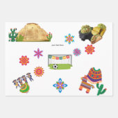 Mexico - WK voetbal FIFA Inpakpapier Vel (Voorkant)