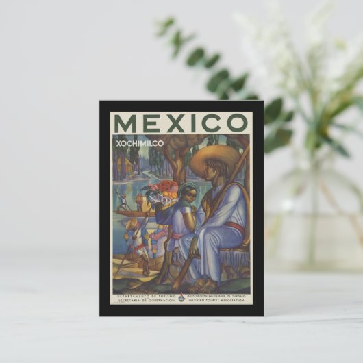 Mexico Xochimilco Briefkaart (Staand voorkant)