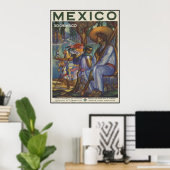 Mexico Xochimilco Poster (Thuiskantoor)
