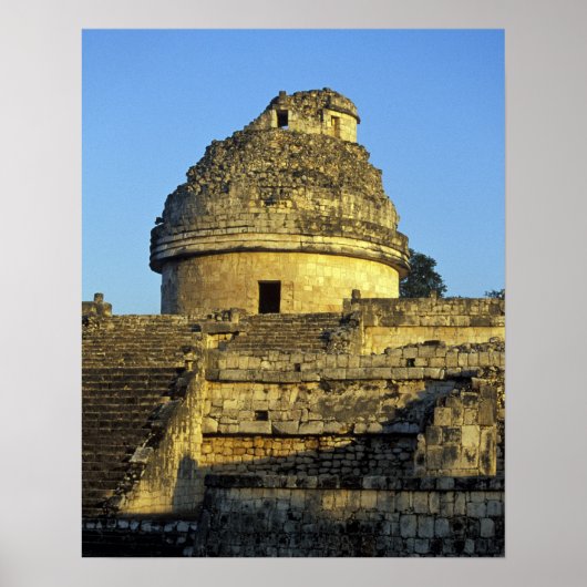 Mexico, Yucatan. Caracol: astronomisch Poster (Voorkant)