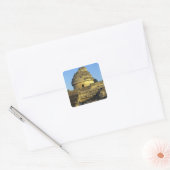 Mexico, Yucatan. Caracol: astronomisch Vierkante Sticker (Envelop)