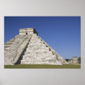 Mexico, Yucatan, Chichen Itza, El Castillo Poster (Voorkant)