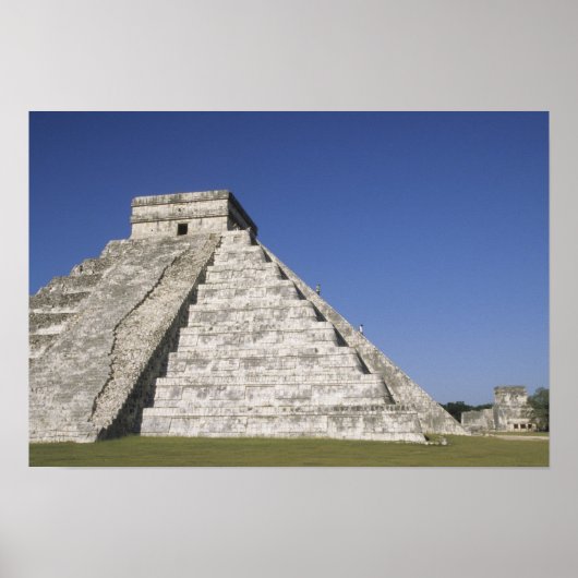 Mexico, Yucatan, Chichen Itza, El Castillo Poster (Voorkant)