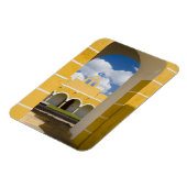 Mexico, Yucatan, Izamal. Franciscan Convent 2 Magneet (Linkerzijde)