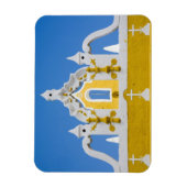 Mexico, Yucatan, Izamal. Franciscan Convent 3 Magneet (Verticaal)