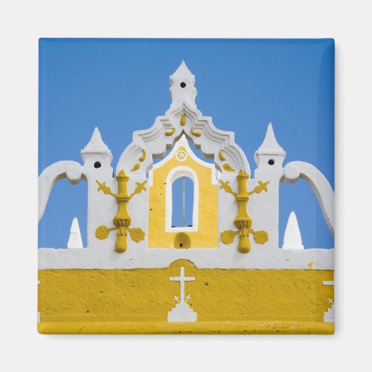 Mexico, Yucatan, Izamal. Franciscan Convent 3 Magneet (Voorkant)