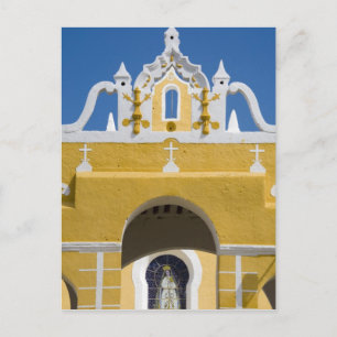 Mexico, Yucatan, Izamal. Het franciscaner klooster Briefkaart