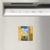 Mexico, Yucatan, Izamal. Het franciscaner klooster Magneet (Insitu (Vaatwasser))