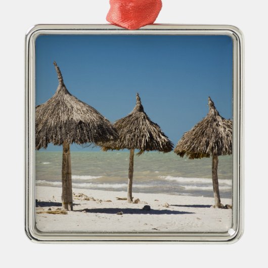 Mexico, Yucatan schiereiland, Progreso. Dakbedekki Metalen Ornament (Voorkant)