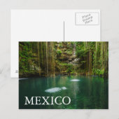 Mexico, Yucatan, Schilderachtig meer Briefkaart (Voorkant / Achterkant)