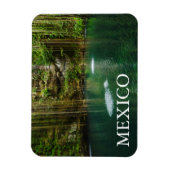 Mexico, Yucatan, Schilderachtig meer Magneet (Verticaal)