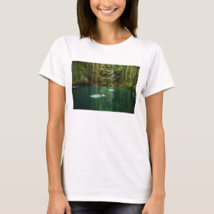 Mexico, Yucatan, Schilderachtig meer T-shirt