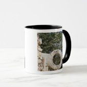 Mexico, Yucatan, Uxmal. Uxmal, een grote Mok (Voorkant rechts)