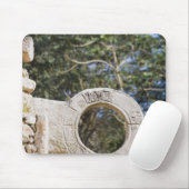 Mexico, Yucatan, Uxmal. Uxmal, een grote Muismat (Met muis)