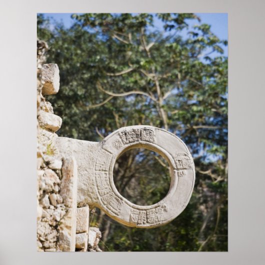 Mexico, Yucatan, Uxmal. Uxmal, groot Poster (Voorkant)