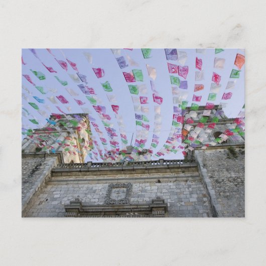 Mexico, Yucatan, Valladolid, La Parraquia de San Briefkaart (Voorkant)