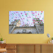 Mexico, Yucatan, Valladolid, La Parraquia de San Canvas Afdruk (Insitu (Woonkamer))