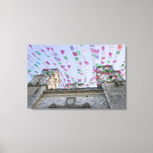 Mexico, Yucatan, Valladolid, La Parraquia de San Canvas Afdruk (Voorkant)