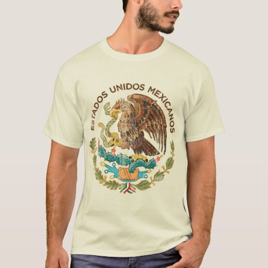 Mexico - Zegel van de estados unidos mexicanos T-shirt (Voorkant)