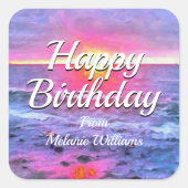 Mexico - Zondag 909 Vierkante Sticker (Voorkant)