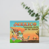 Mexico Zonsondergang Ansichtkaart Briefkaart (Staand voorkant)