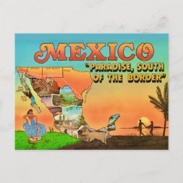 Mexico Zonsondergang Ansichtkaart Briefkaart