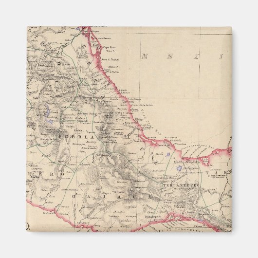 Mexico Zuidelijke Staten Magneet (Voorkant)