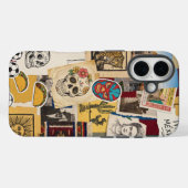 Mexicore Collage Mexicaans Erfgoed Scrapbook Kunst Case-Mate iPhone Case (Achterkant (horizontaal))