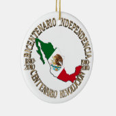 Mexico's tweehonderdjarige verjaardag keramisch ornament (Rechts)