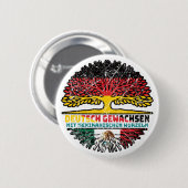 Mexiko Mexikanisch Deutsch Deutschland Baum Wurzel Ronde Button 5,7 Cm (Voorkant /achterkant)