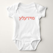Meydele Baby Bodysuit (Voorkant)